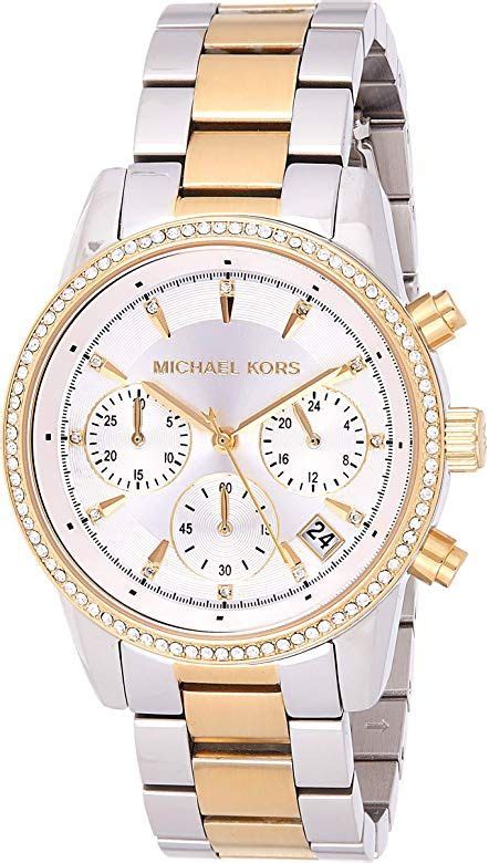 michael kors women's ritz watch silver